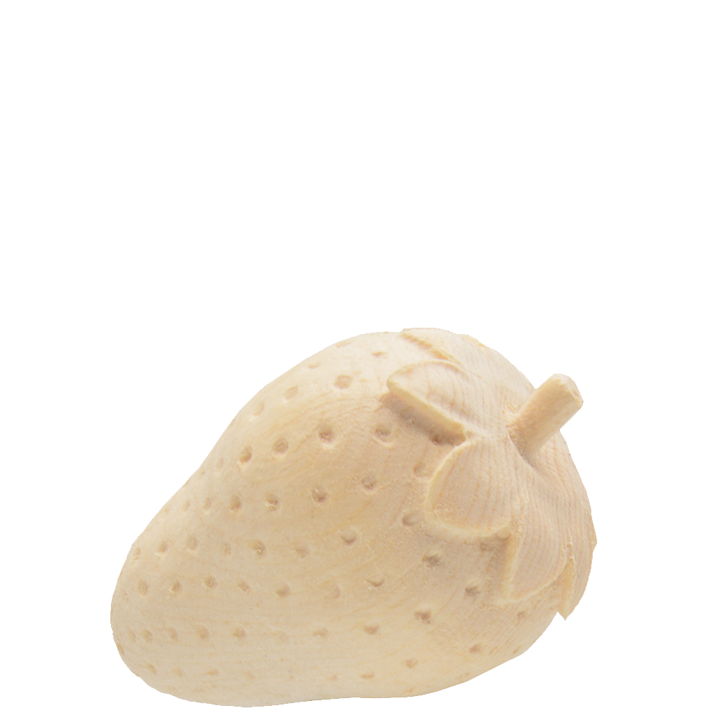 Erdbeere aus Zirbenholz