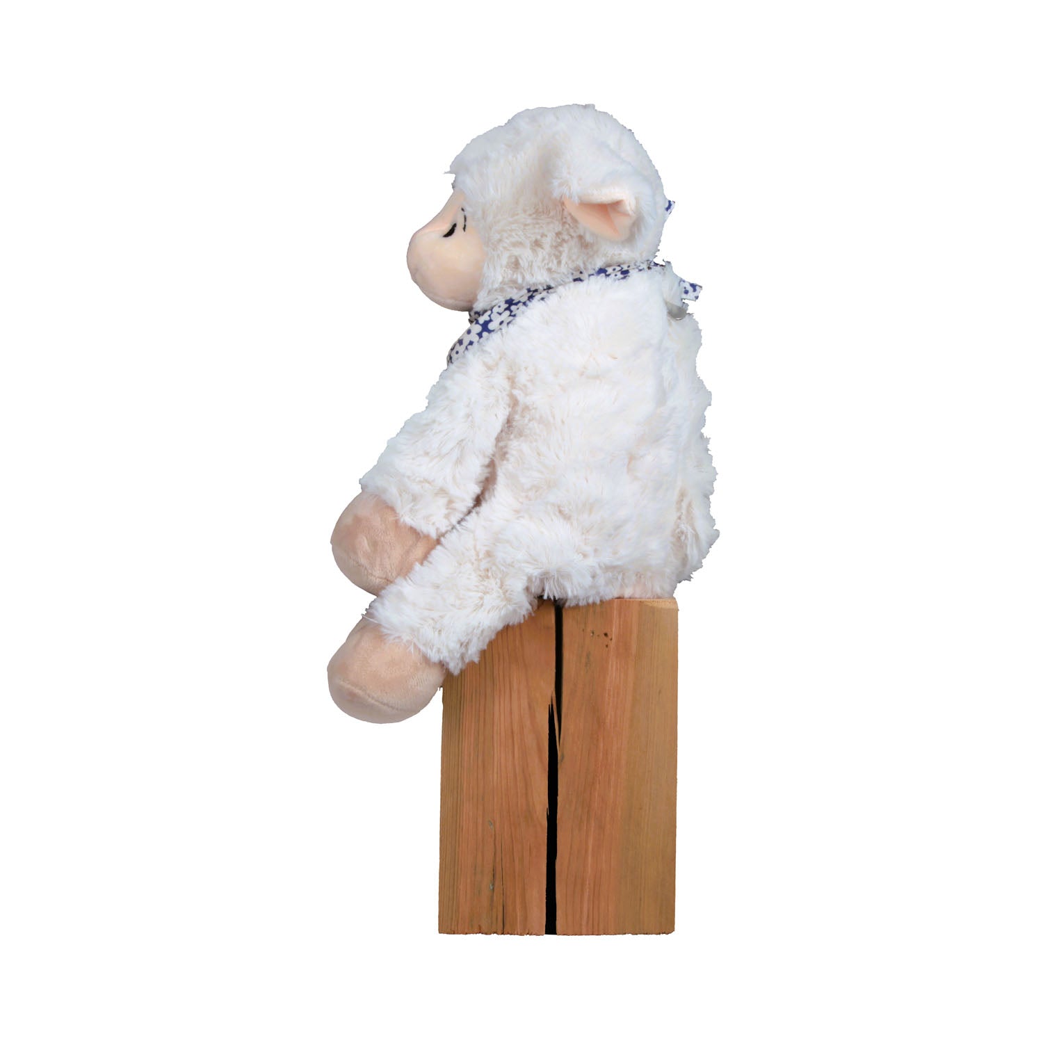 Tiroler Zirbenkissen Zirbenschaf Flori für Jungs mit Zirbenfüllung Kuschelschaf, 32cm, blau