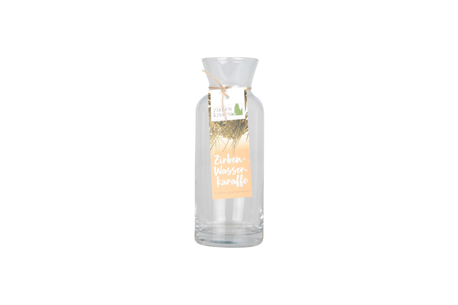 Original Tiroler Wasser-Karaffe mit Holzdeckel "Blume des Lebens" 1 Liter