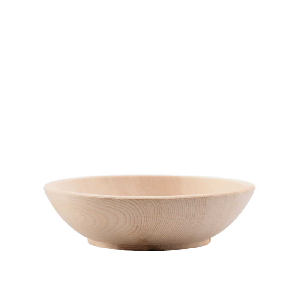 Zirbenschale flach