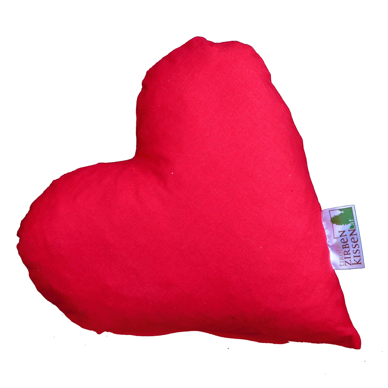 Tiroler Zirbenkissen Zirbenherz, 23 cm, rot
