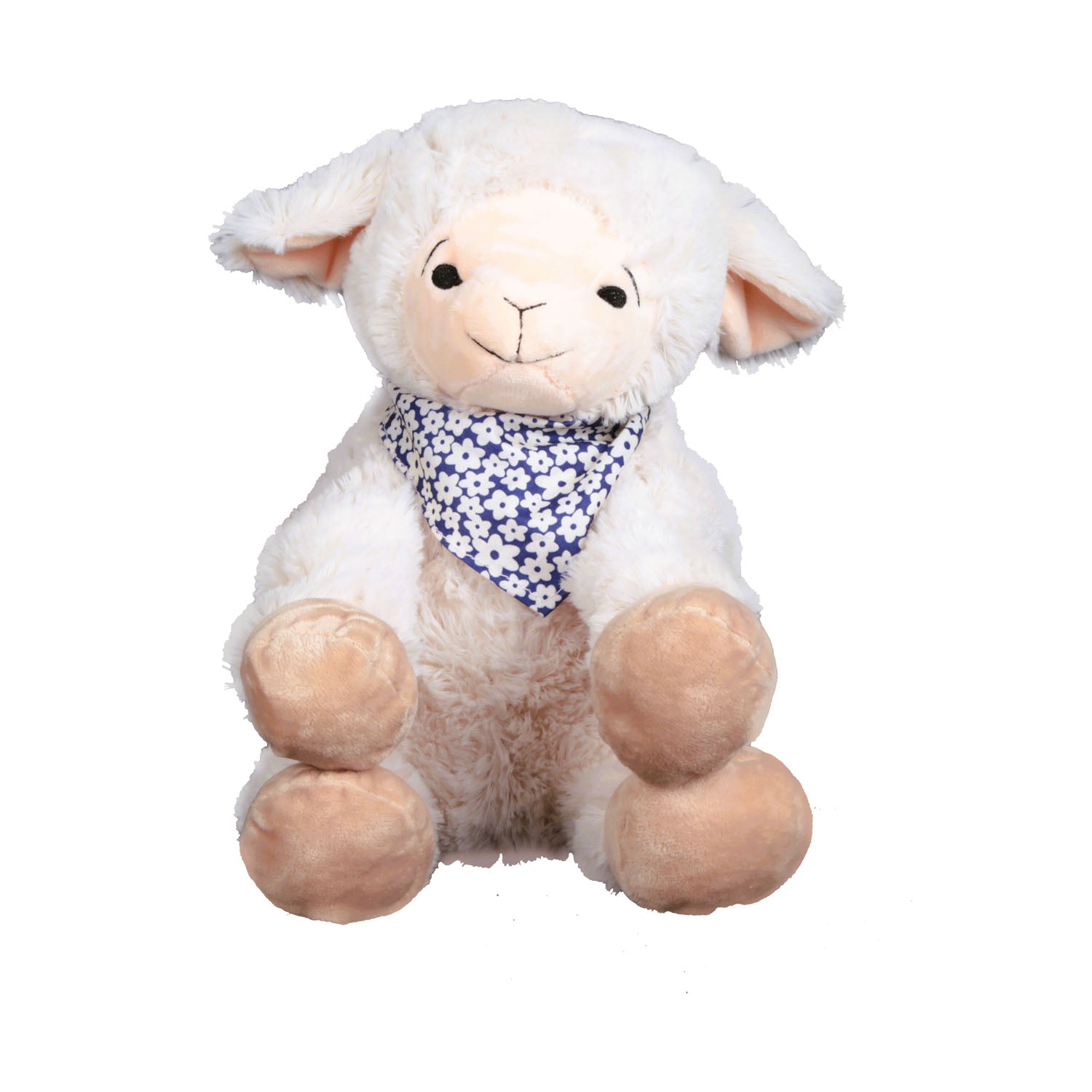 Tiroler Zirbenkissen Zirbenschaf Flori für Jungs mit Zirbenfüllung Kuschelschaf, 32cm, blau