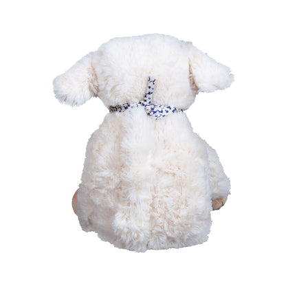Tiroler Zirbenkissen Zirbenschaf Flori für Jungs mit Zirbenfüllung Kuschelschaf, 32cm, blau