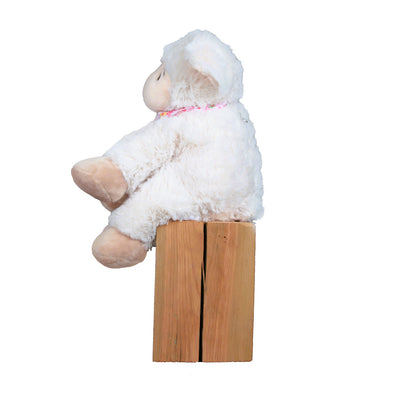 Tiroler Zirbenkissen Zirbenschaf Flori für Mädchen mit Zirbenfüllung Kuschelschaf, 32cm, rosa