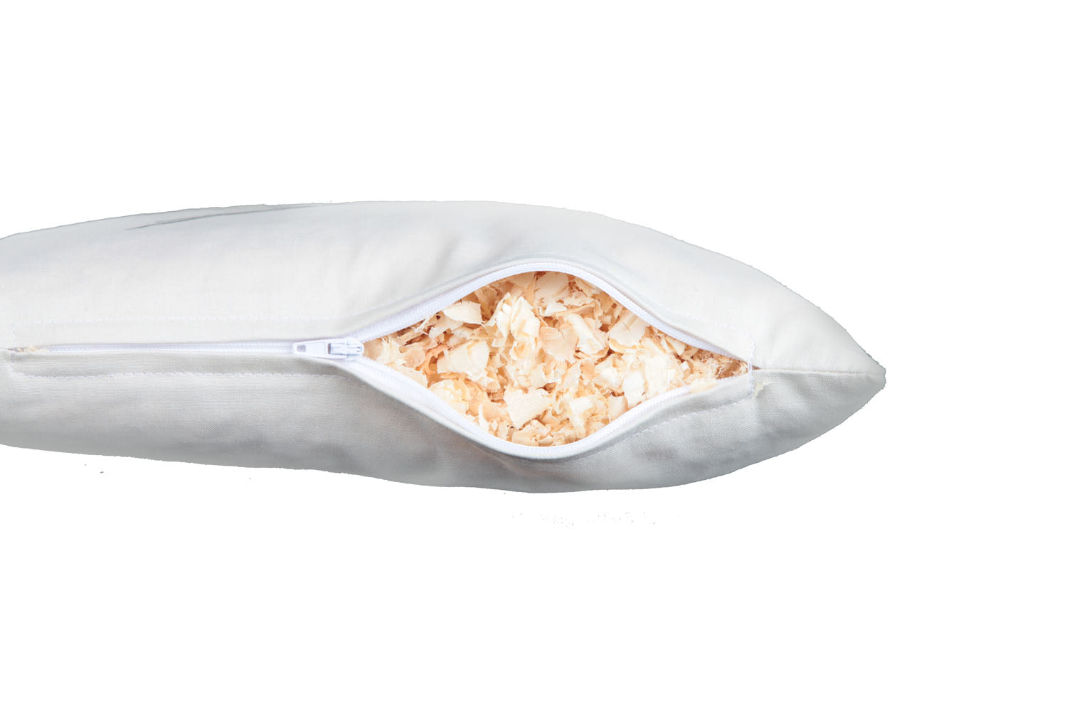 Tiroler Zirben-Entschleunigungskissen: "Abschlaten-Wohlfühlen", beige, 30x20cm