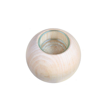 Tiroler Zirbenkissen Zirbenteelicht Natur, 7,5cm