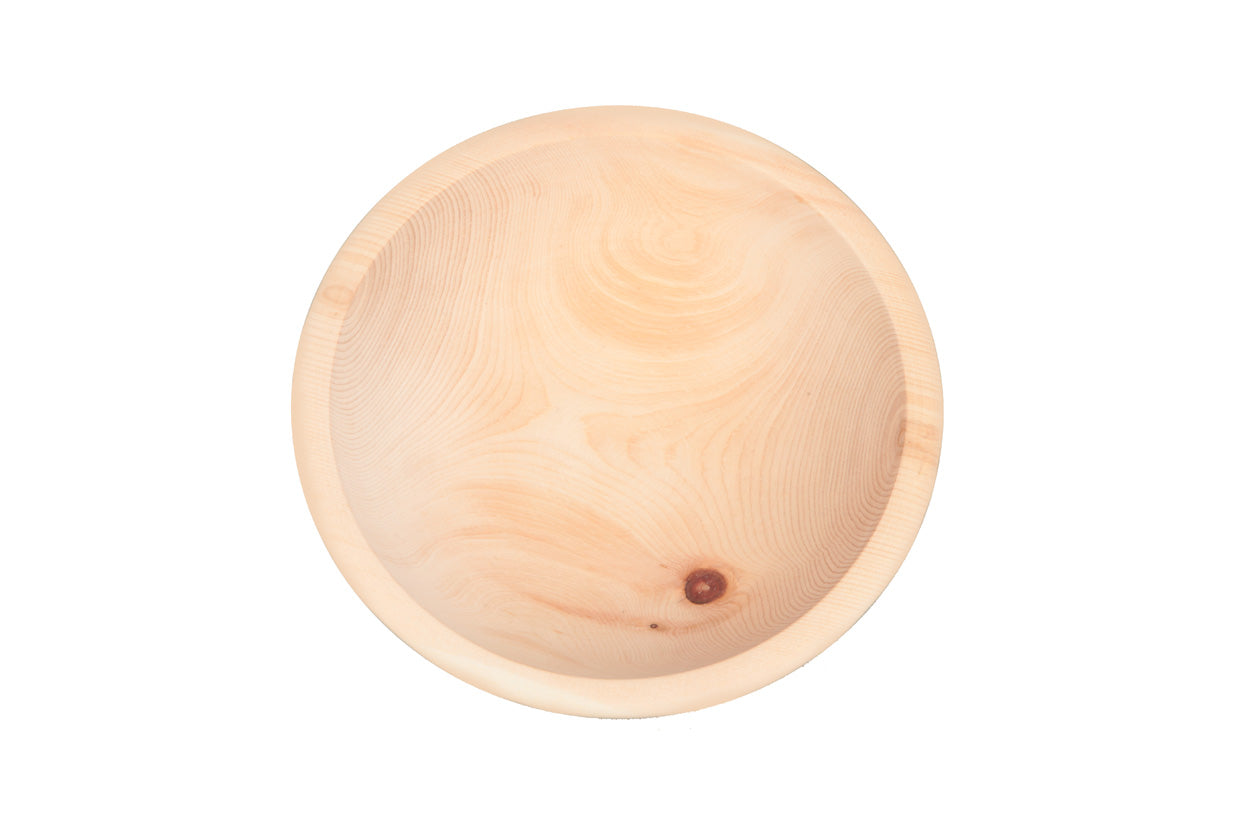 Zirbenschale flach