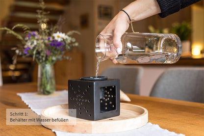 Tiroler Zirben Diffuser „Zirben Kraftwerk“  Raumduft & Lufterfrischer mit Zirbenholzspänen