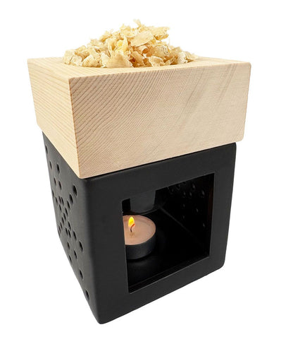 Tiroler Zirben Diffuser „Zirben Kraftwerk“  Raumduft & Lufterfrischer mit Zirbenholzspänen