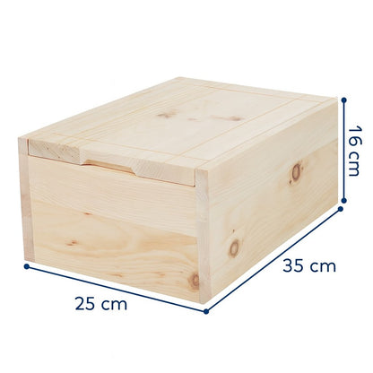 Original Tiroler Zirbenbrotbox Brotkasten 35x25x16 cm